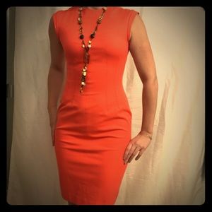 Coral Banana Republic Dress 0